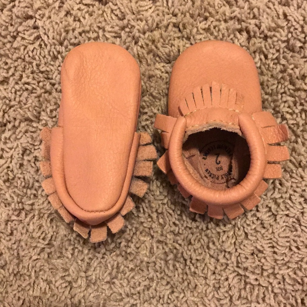 Freshly Picked Moccasins- Blush size 2